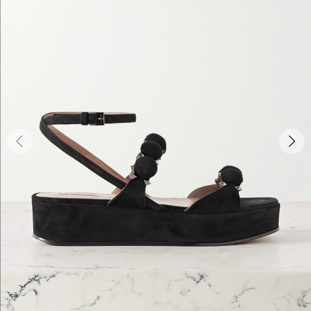 COPY - ALAÏABombe 45 studded suede platform sandals size 36 with box and dust b…